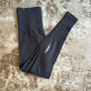 Gymshark Knit Leggings 25” Inseam in Dark Gray